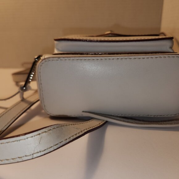 Ivory White Leather Rebecca Minkoff Crossbody Bag Great Style Retail Value $98 - Picture 14 of 16